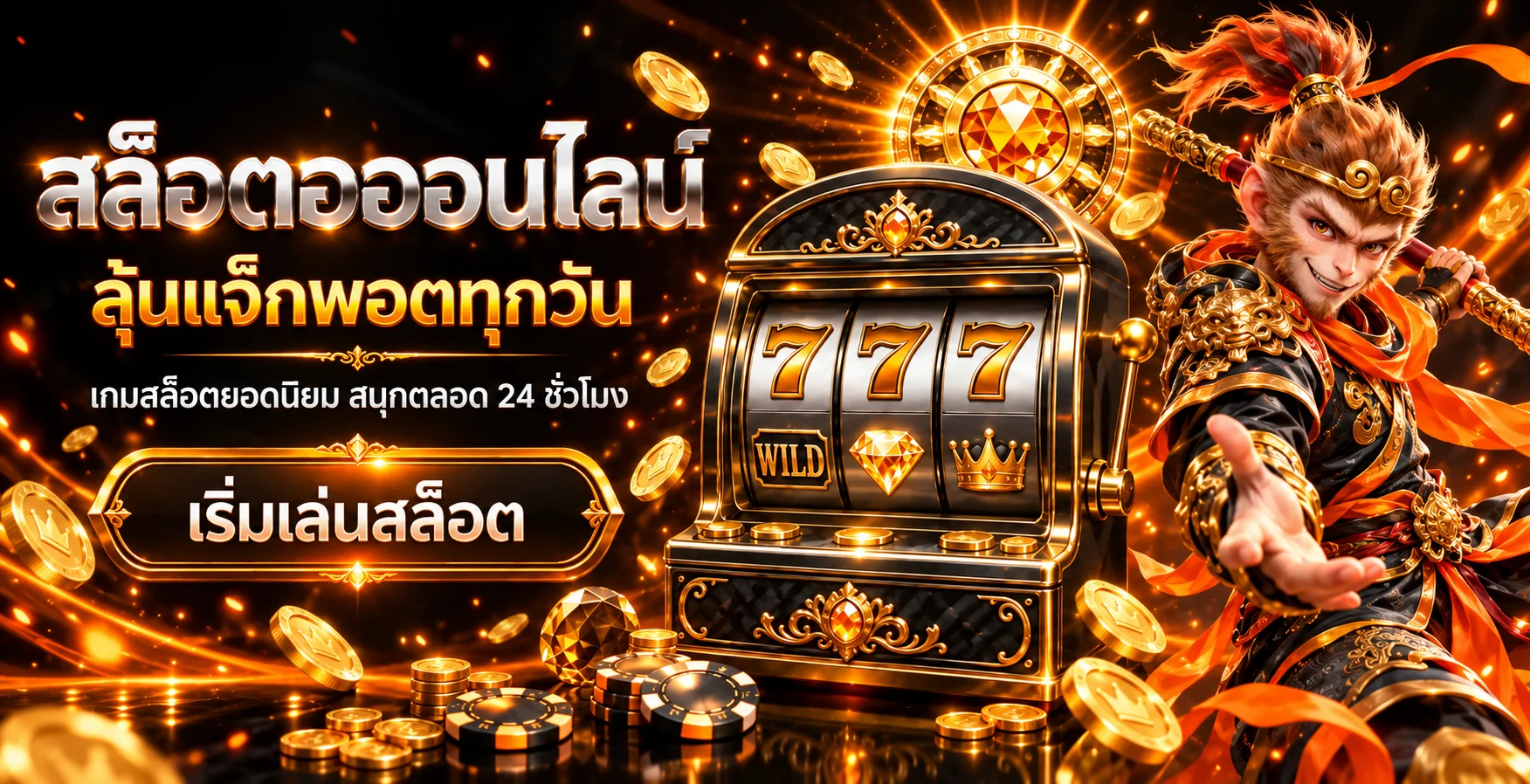 USS8 สล็อตธีมไซอิ๋วพร้อมเครื่องสล็อต